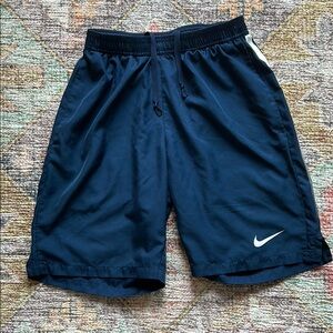 Nike Blue Athletic Shorts Lightweight Moisture-Wicking